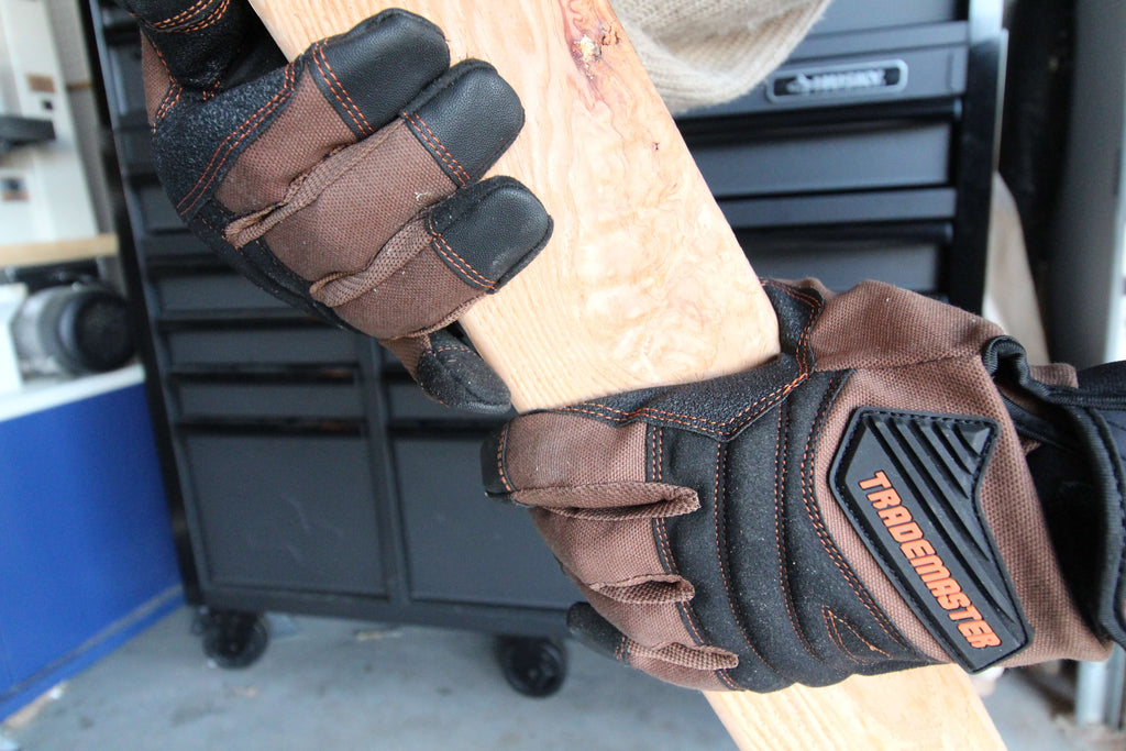 Firm Grip Trade Master Large Tan Duck Canvas Glove