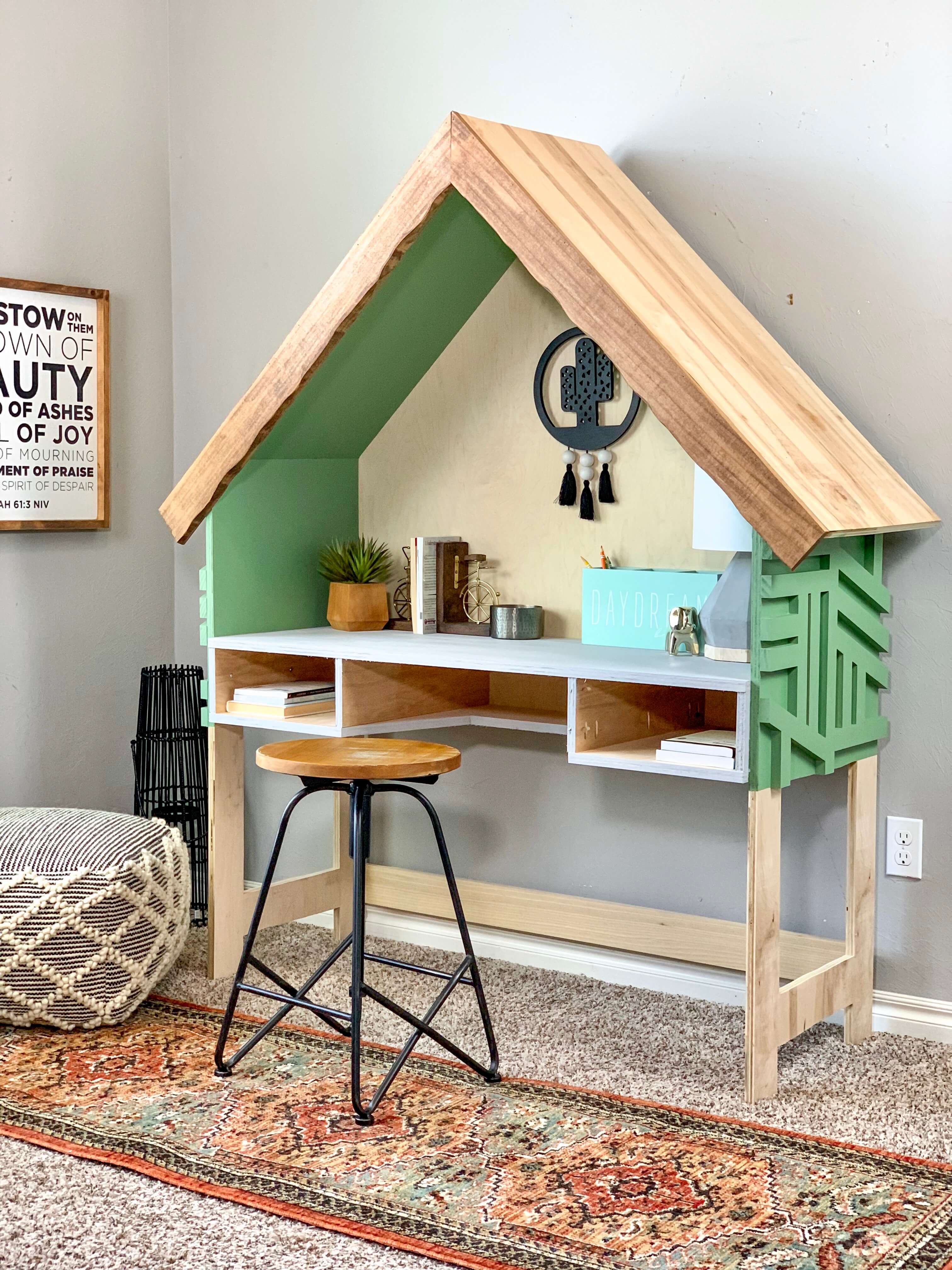 Homemade kids clearance desk