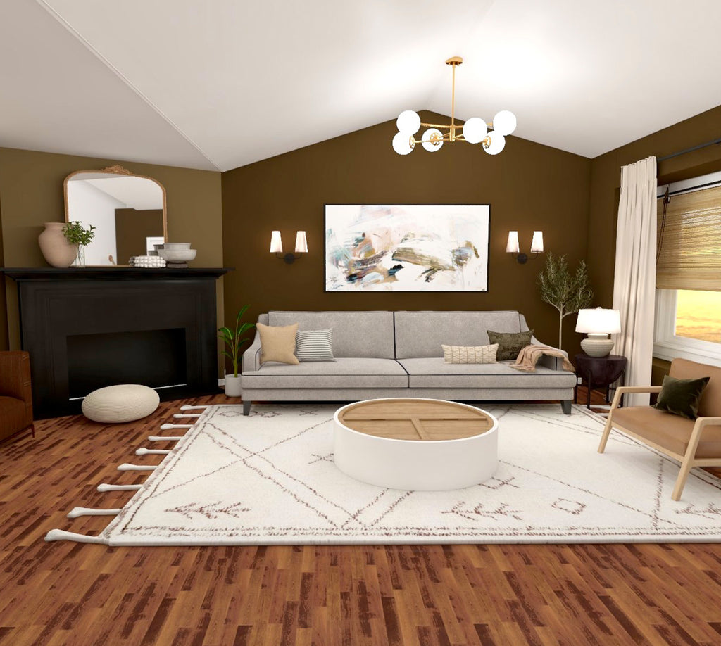 Moody Living Room E-Design
