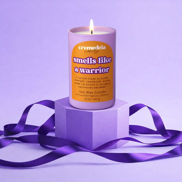 Smells Like a Warrior | Lupus Candle | Candles for a Cause