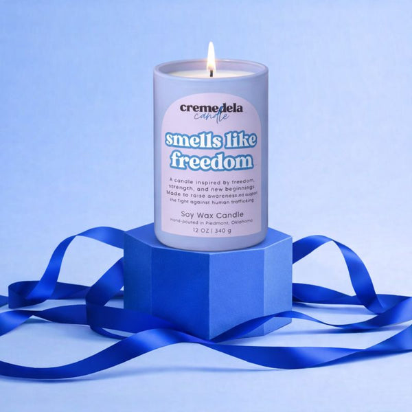 Smells Like Freedom | Anti-Human Trafficking Candle | Candles for a Cause